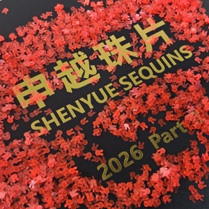 Cute Rabbit Shaped <strong>Red</strong> PET <strong>Sequins</strong> SHENYUE Thickness Glitter Recycled <strong>Sequin</strong> for Garment Decoration, DIY Projects - Product Image 4
