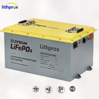 Batterie LiFePO4 chauffante 51.2V 105AH 5KW Grade A Haute Performance 6000+ Cycles Profonds pour VR avec BMS Intelligent RS485, Bornes M8, CE RoHS IP67, OEM ODM
