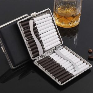 Jiaxin Usine Vente en Gros 20 Pièces Étui à Cigarettes Boîte à Cigarettes en Cuir - Product Image 2