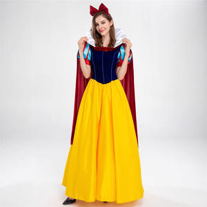 Vestito Cosplay per adulti bianco neve ragazza vestito da principessa donna cartone animato principessa <span class=keywords><strong>Costume</strong></span> da festa - Product Image 2