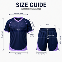 Ensemble Maillot et Short de Football Personnalisé pour Jeunes, Col en V, Séchage Rapide, pour Matchs de Football Enfants et Entraînements d'Équipe en Extérieur