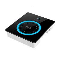 Enguard EG-DEA07 Désactivateur EAS AM 58KHz Détecteur d'étiquettes souples en verre trempé pour comptoir Décodeur magnétique acoustique 20x23x5CM