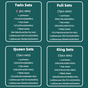 ผ้าปูเตียงคิงไซส์แบบคู่ผ้าปู<span class=keywords><strong>เตียง</strong></span>ด้านบนและปลอกหมอนสีเขียวในกล่อง - Product Image 3
