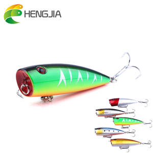 Leurre <span class=keywords><strong>de</strong></span> pêche flottant 7cm 9g en gros, leurre artificiel dur Popper Wobbler pour la pêche au bar et au brochet en <span class=keywords><strong>eau</strong></span> douce et salée - Product Image 1