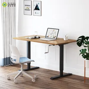 Kleine Computer Thuis Bureau Sit Stand Desk Handleiding Hoogte Verstelbare Bureaus