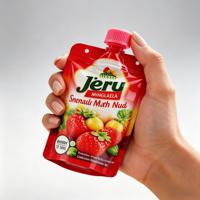 Sachets souples personnalisés imprimés en héliogravure de qualité alimentaire avec bec verseur pour l'emballage d'eau minérale et de jus
