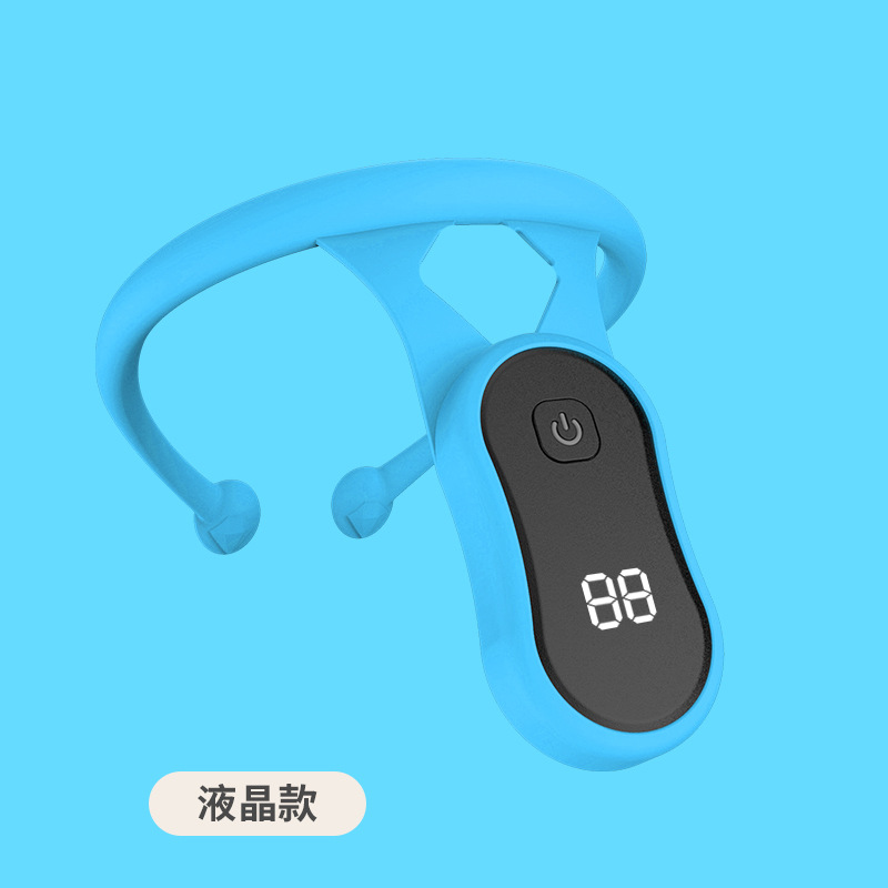 Intelligent posture corrector with lcd counter-blue