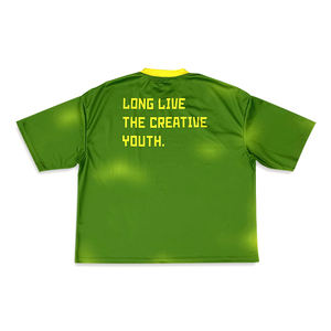 Customized <b>Football</b> Jersey Sublimation Color Design Breathable Street <b>Retro</b> Oversized <b>Football</b> Shirt - Product Image 3