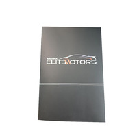 Carpeta de presentación ecológica personalizada con ranuras para tarjetas y bolsillos Encuadernación perfecta Tamaño personalizado para almacenamiento de folletos
