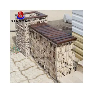 Banco del gabbione del cestino del gabbione della rete metallica saldata di prezzo competitivo/muro di sostegno del gabbione