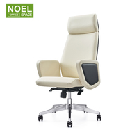Ensemble de bureau et de chaise de direction en cuir PU de luxe de Chine, dossier haut, grand patron, bureau de direction, mobilier de bureau de haute qualité réglable