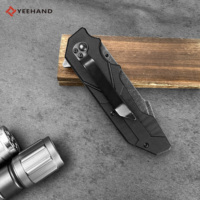 Couteau pliant tactique de poche EDC Yeehand FK-001 de qualité industrielle avec lame en acier 3Cr13, manche G10, personnalisable OEM, finition Stonewashed