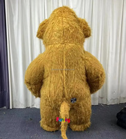 Costume de mamouth gonflable pour adulte, peluche réaliste, mascotte d'animal pour fête d'Halloween, cosplay