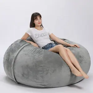 Koltuk İtalyan yeni tasarım 5FT beanbag kanepe rahat fasulye torbası çocuk yetişkin için