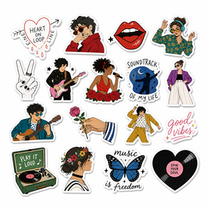 50 Pezzi Adesivi Anime Stile <span class=keywords><strong>Harry</strong></span> Potter, Estetici e Kawaii per Laptop, Chitarra, Valigie, Frigorifero, Telefono, Graffiti, Giocattoli Classici per Bambini - Product Image 2