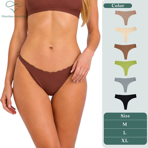 Shanhao OEM <span class=keywords><strong>Perizoma</strong></span> Donna Senza Cuciture Tagliato al <span class=keywords><strong>Laser</strong></span>, Intimo Invisibile Traspirante ed Elastico, <span class=keywords><strong>Perizoma</strong></span> Senza Cuciture Comodo - Product Image 1