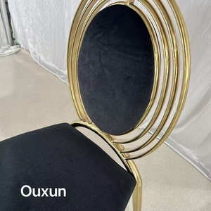 Sedia da pranzo in velluto nero, - Product Image 3