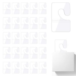 Self <b>Adhesive</b> J <b>Hook</b> Hanging Tabs Heavy Duty Sticky Plastic Hang Tags for Retail Displays Clear <b>Hook</b> Hang Tabs - Product Image 2