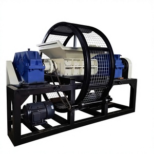 Industrial <b>Waste</b> Tire Recycling Production Line for Scrap Tyre to Fine Rubber Powder and Steel - Product Image 1