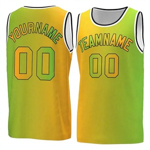 Maillot de basket-ball réversible personnalisé pour hommes, sans manches, en mesh, pour l'entraînement et les matchs - Product Image 4