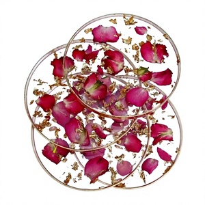 Ensemble de sous-verres en céramique durable, design luxueux, forme personnalisée, pour la protection des tables intérieures et extérieures, service de boissons, respectueux de l'environnement - Product Image 2