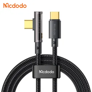 NEW Arrivals Long 5.9ft/3.9ft 90 Degree Gaming USB C To USB C Charger Cable Cord 100W With E-marker TransparentType C Charger