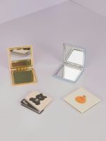 Miroir de poche pliable double face Winway 1x/3x grossissant, miroir compact portable, miroir de maquillage à carreaux avec grossissement