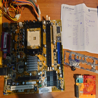 PLC Retro K8ST S754 R.2 = Terminator T2-AE1-Im-Ath64 + mob-AGP8x-TinMATX + video Suministro a granel