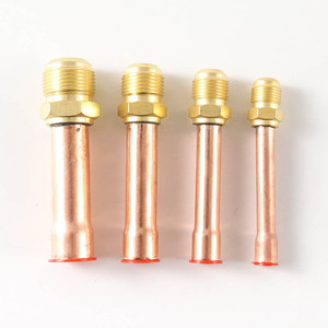 Conector de Cobre para Unidad Interior de Aire Acondicionado, Conexión Roscada, Piezas de Refrigeración Hechas a Medida - Product Image 1