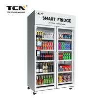 Distributeur de boissons au yaourt TCN, réfrigérateur intelligent automatique, distributeur de nourriture saine et froide avec surveillance par caméra