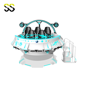 Simulateur de réalité virtuelle (RV) 9D à 5 places de l'usine de Panyu à Guangzhou, équipement de parc à thème RV pour cinéma de films pour le divertissement RV - Product Image 1