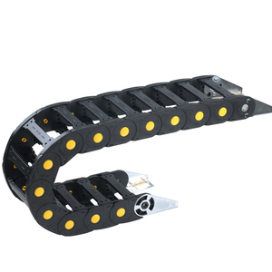 Cadena portacables de plástico Jflo serie 30, modelos 30X50, 30X75, 30X100, tipo puente con rodamientos, cadena de arrastre de plástico y nylon - Product Image 1