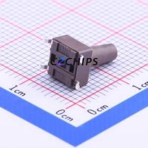 DTSM-68N-V-T/R Tactile Switch SMD-4P,6.2x6.2mm Switch Single Pole Single Throw Round Button 6.2mm 6.2mm - Product Image 2