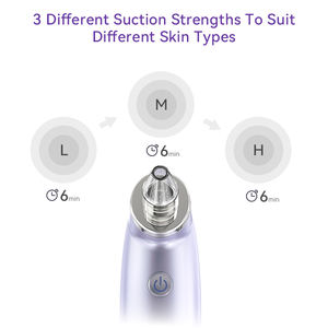 Dissolvant de points noirs sous vide ABS rechargeable avec nettoyant pour les pores rajeunissement de la peau traitement de l'acné et fonction raffermissante - Product Image 2