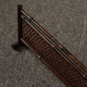 Chinese Style <b>Bamboo</b> <b>Screen</b> Rectangle Lacquered Handmade Tea Ceremony Decoration Garden Ornament Anji Origin - Product Image 2