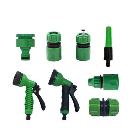 China NB-QXHY Manufacture Irrigation Plastic Garden Hose Quick Connector Nozzle Spray Gun Set