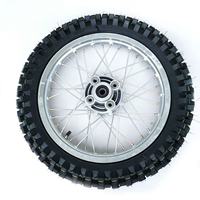 Juego de ruedas de aleación CNC Silver Tubeless Supermoto 1.60x17 2.15x17 para Sur-Ron X260 Light Bee 17