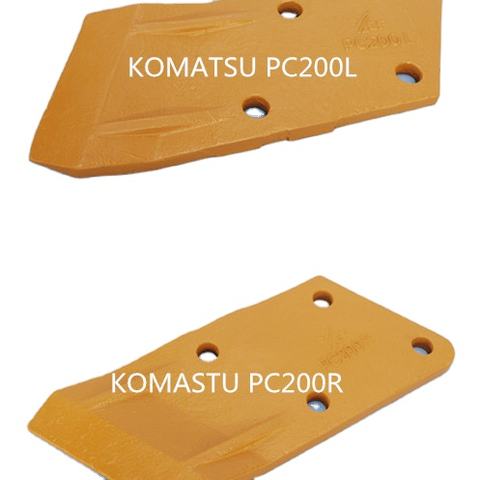 Excavator Bucket Side Cutter Casting Cutting Edge Pc200 Excavator Cutting Edge Top