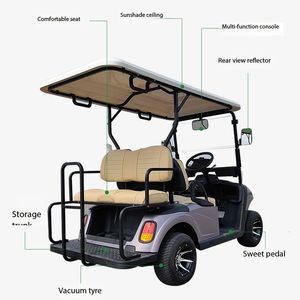 Carrito de Golf Eléctrico, Atracción Turística, Autobús de Transporte para Hoteles, Patrulla, Autobús de Transporte, Recepción Inmobiliaria Todoterreno, Vehículo de Visita - Product Image 2