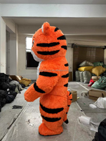Costume de Mascotte Tigre Orange Gonflable de Haute Qualité pour Adulte, Déguisement de Fête Personnalisé Amusant pour Mardi Gras