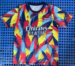 Maglia da Calcio Arsenal Stagione 2526 a Maniche Corte con Numero Stampato al Laser, Abbigliamento Sportivo in Poliestere, Moda per Allenamento - Product Image 4