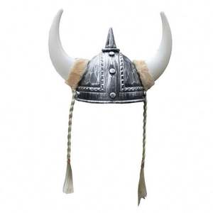 Chapeau de fête d'Halloween pour guerrier romain, pirate, viking avec cornes, écologique, unisexe, adulte, 100% polyester - Product Image 3