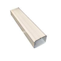 Le rectangle d'extrusion profile la taille carrée en aluminium de personnalisation du tube carré 200x200 de tube