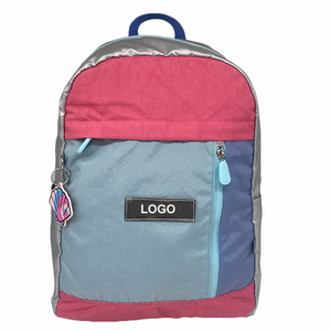 Pink Casual Travel <b>Backpack</b> for Girls Women Custom Washed Oxford Cloth <b>School</b> Bags - Product Image 1