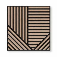 Panneau mural acoustique décoratif 3D moderne, motif géométrique, absorption acoustique, panneau ignifuge pour la rénovation intérieure