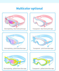 แว่นตาว่ายน้ำสำหรับเด็ก,แว่นตาสำหรับเด็กแบบปรับได้ป้องกันแสงยูวีสำหรับอุดหู - Product Image 2