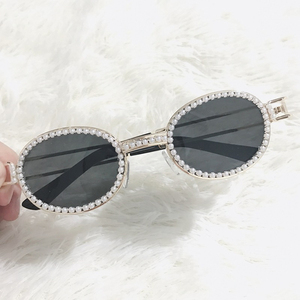 Rhinestone เพชรอาทิตย์แว่นตาแฟชั่นหรูหรา Uv400 <span class=keywords><strong>Dasoon</strong></span> วิสัยทัศน์ที่นิยมเซ็กซี่ผู้หญิงแว่นกันแดด - Product Image 6