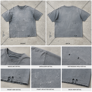 T-shirt en coton ample et unisexe, style streetwear, avec un motif estival joyeux d'inspiration européenne et américaine - Product Image 3