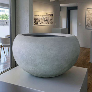 Juego de <span class=keywords><strong>Macetas</strong></span> de Fibra de Piedra de Alta Calidad, 3 <span class=keywords><strong>Macetas</strong></span> Ecológicas para Interiores/Exteriores, Diseño Minimalista de Cara Gigante para Colgar - Product Image 2