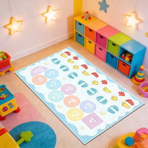 Tappeti Educativi per <span class=keywords><strong>Bambini</strong></span> Lavabili Antiscivolo Tappeti per Area Giochi per <span class=keywords><strong>Bambini</strong></span> <span class=keywords><strong>Tappeto</strong></span> per Cameretta - Product Image 4
